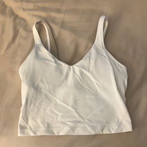 White Lululemon Align Tank